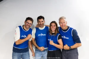 French team of Ed Russo, Boniface Constant, Yannick Massus and Zoe Dupel in Hyères