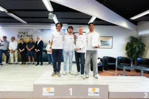 Lynx from France, third overall at the 2026 SB20 World Championship in Hyères