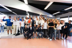 France, winners of the Nations Cup at the 2026 SB20 World Championship prize giving in Hyères